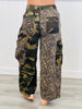 Mixed Leopard & Camo Cargo Pants (Reg)