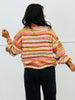 Sunrise Cotton Candy Stripe Sweater Top (Reg.)