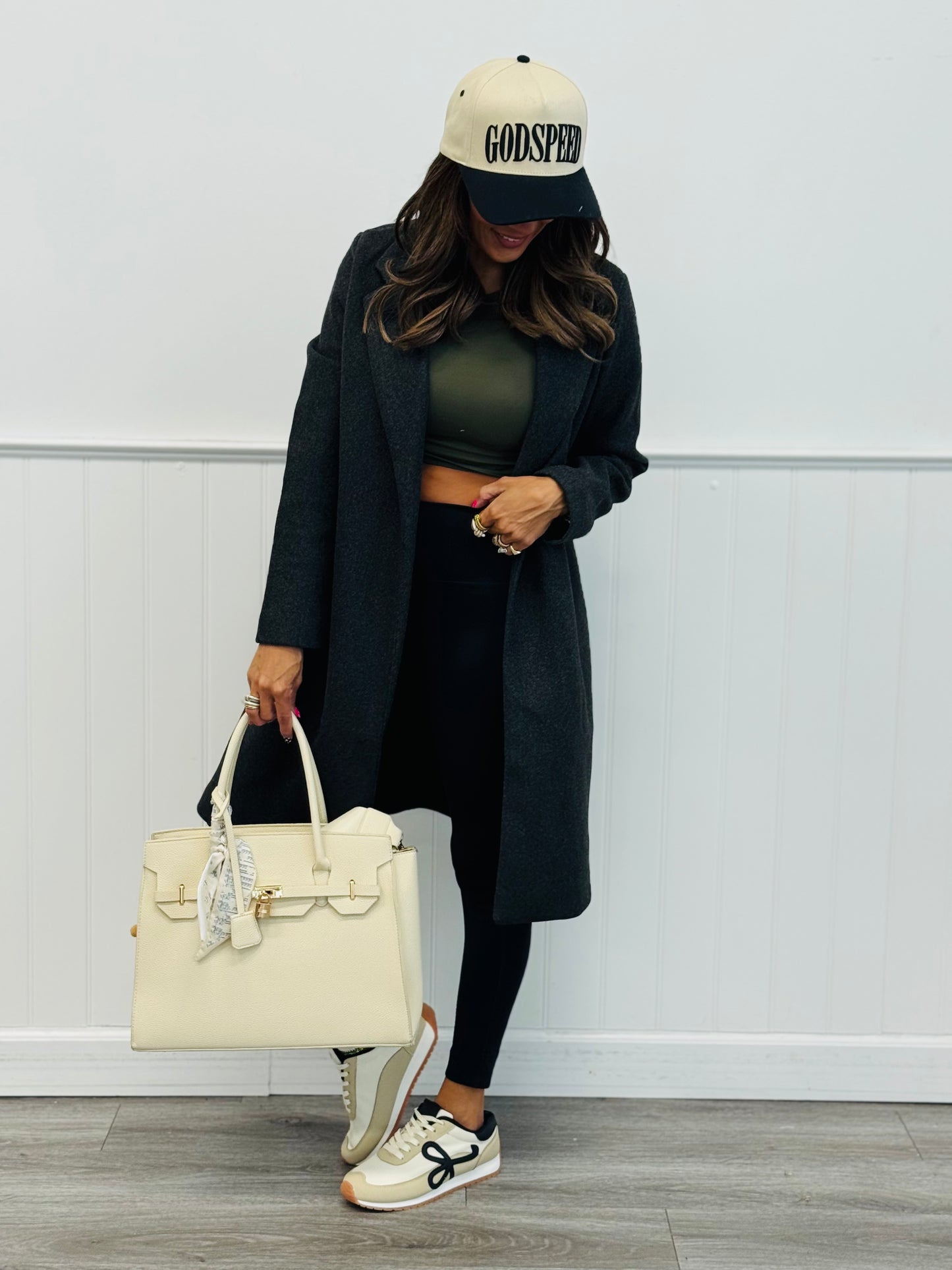 Essential Felt Swing Midi Coat (Reg & Plus)-3 Colors