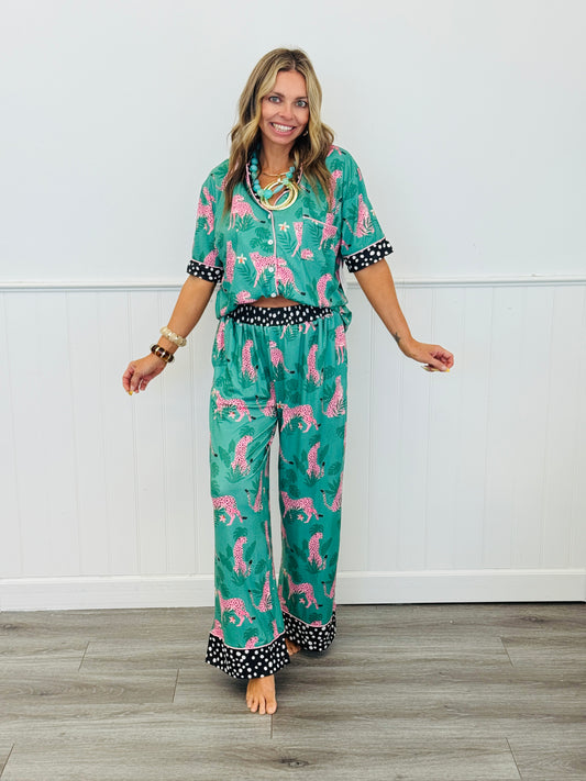 Pink Leopard Polka Luxe Set (Reg. and Plus)