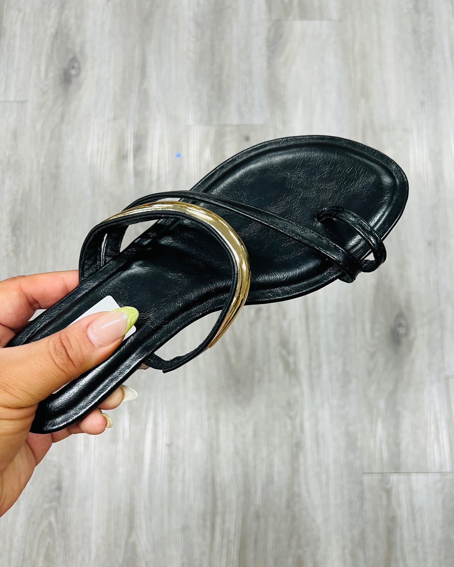 Black Staying Glamorous Sandals