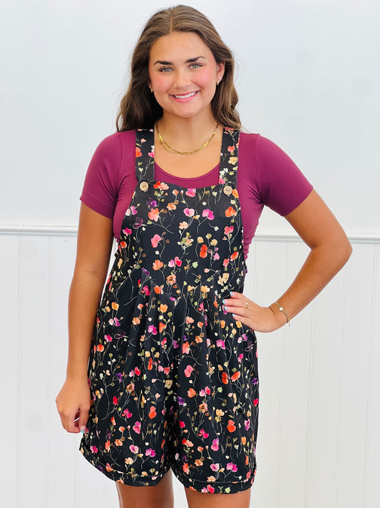 Happy Blooms Everyday Overalls (Reg. and Plus)
