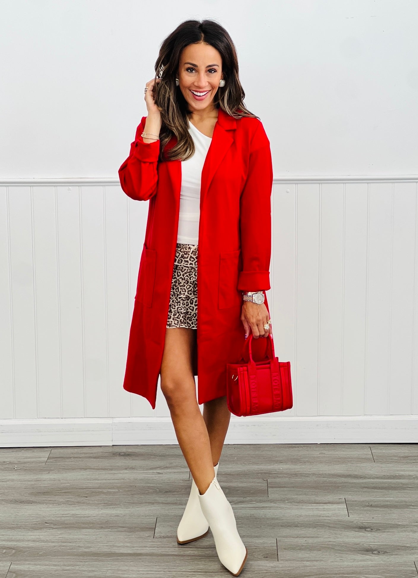 Dear Scarlett The Brandi Longline Blazer (Reg. and Plus) - 7 Colors