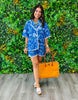 Blue Seashell Top & Short Set (Reg.)