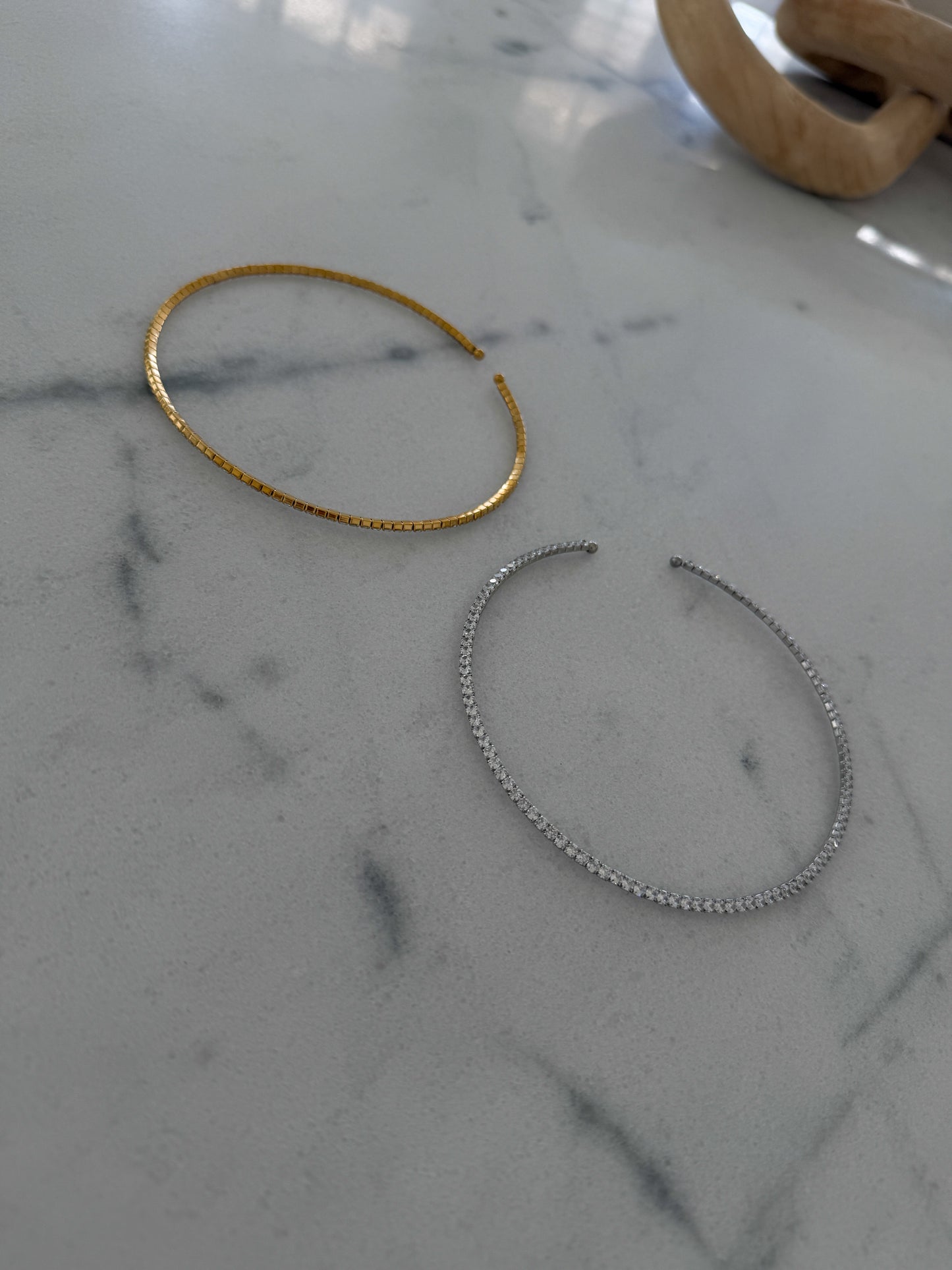 WP- LUXE TENNIS NECKLACE (2 colors)