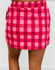 Cranberry Gingham Skort (Reg. and Plus)