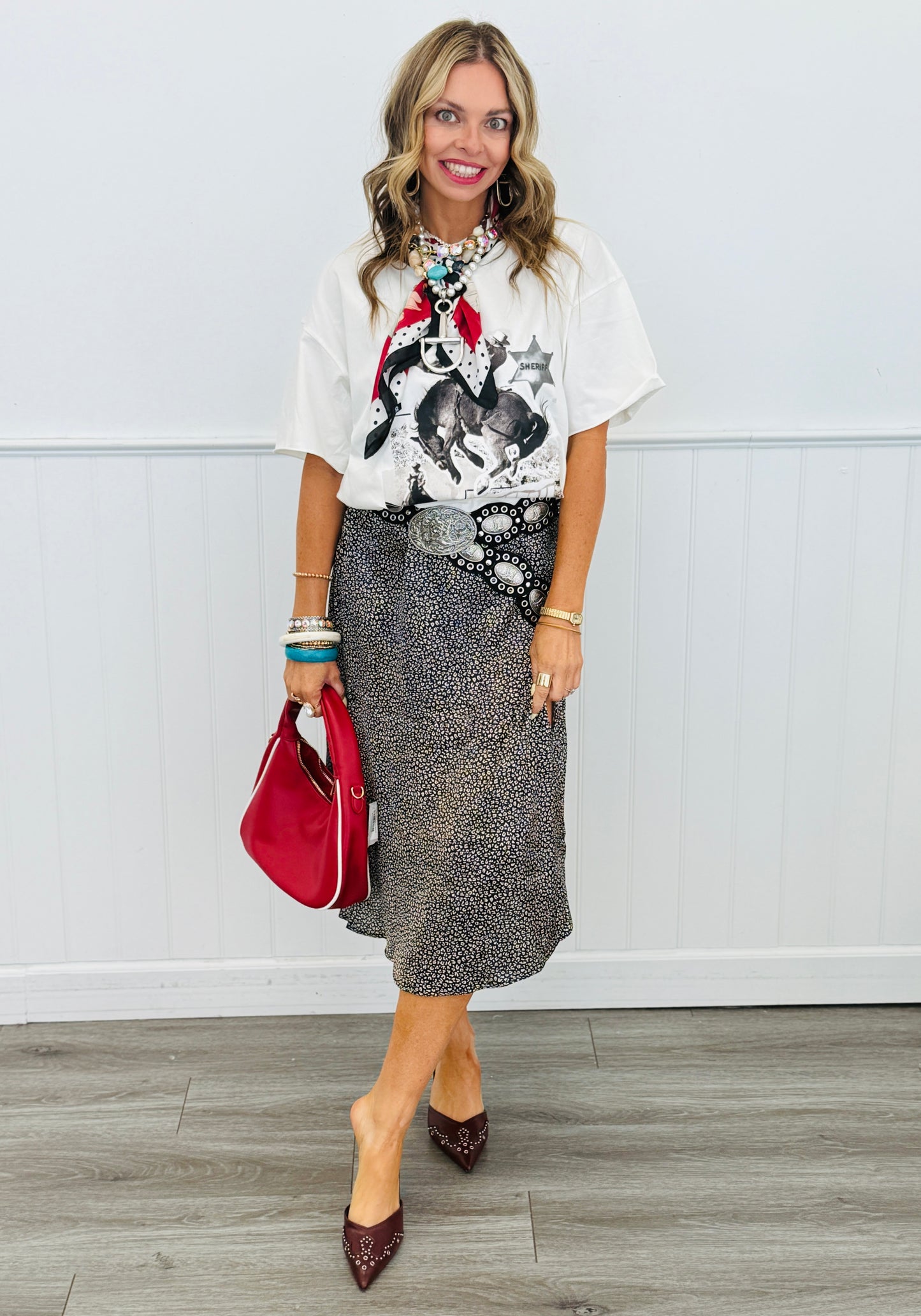 Western Boxy Tee (Reg. and Plus)