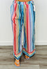 Multi Stripe Wide Leg Pants (Reg.)