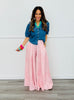 Risen Medium Denim Button Up Top (Reg.)