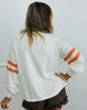 White Yoga Dog Graphic Sweater Top (Reg.)