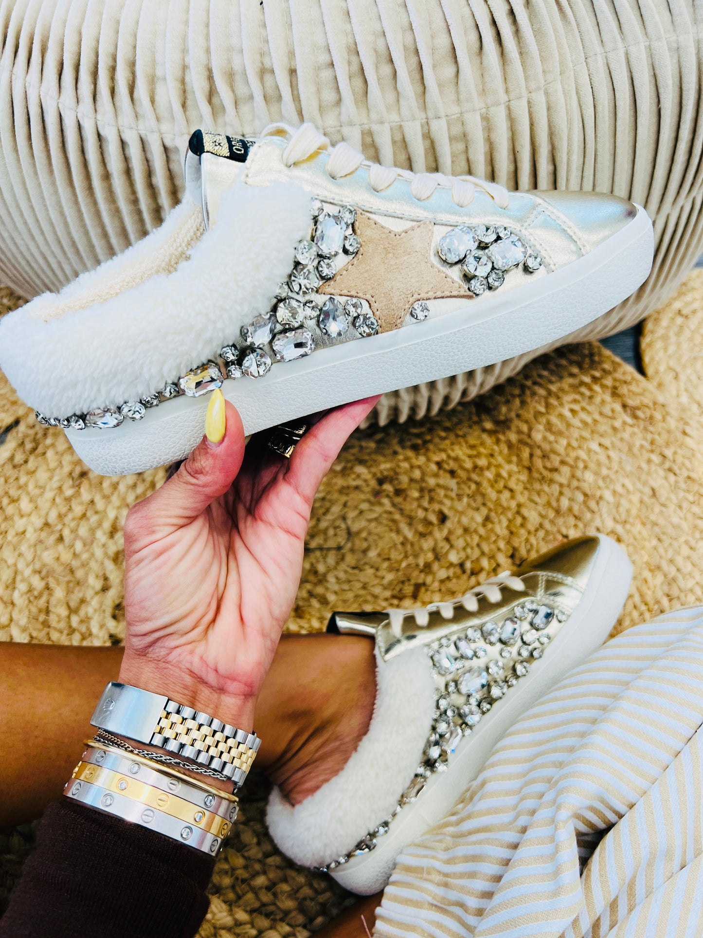 VH x WR Crystal Cuddle Slip on Sneakers