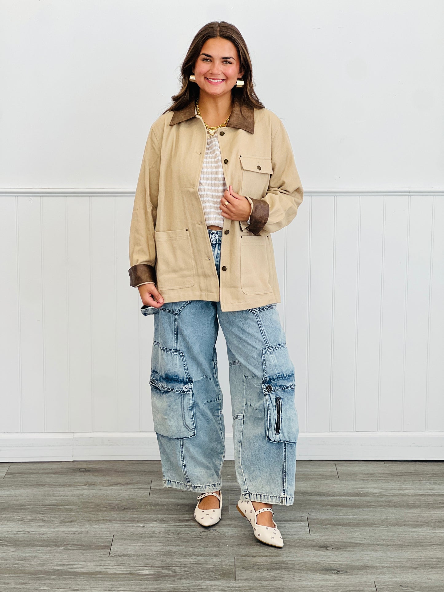 Oli & Hali Washed Denim 3-D Pockets Jeans (Reg.)