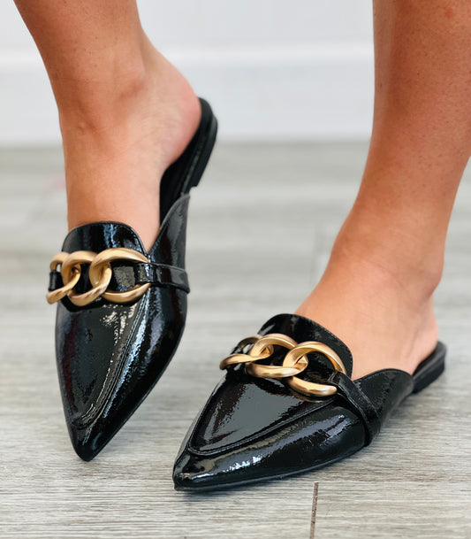 Corkys Black Playing For Keeps Flats