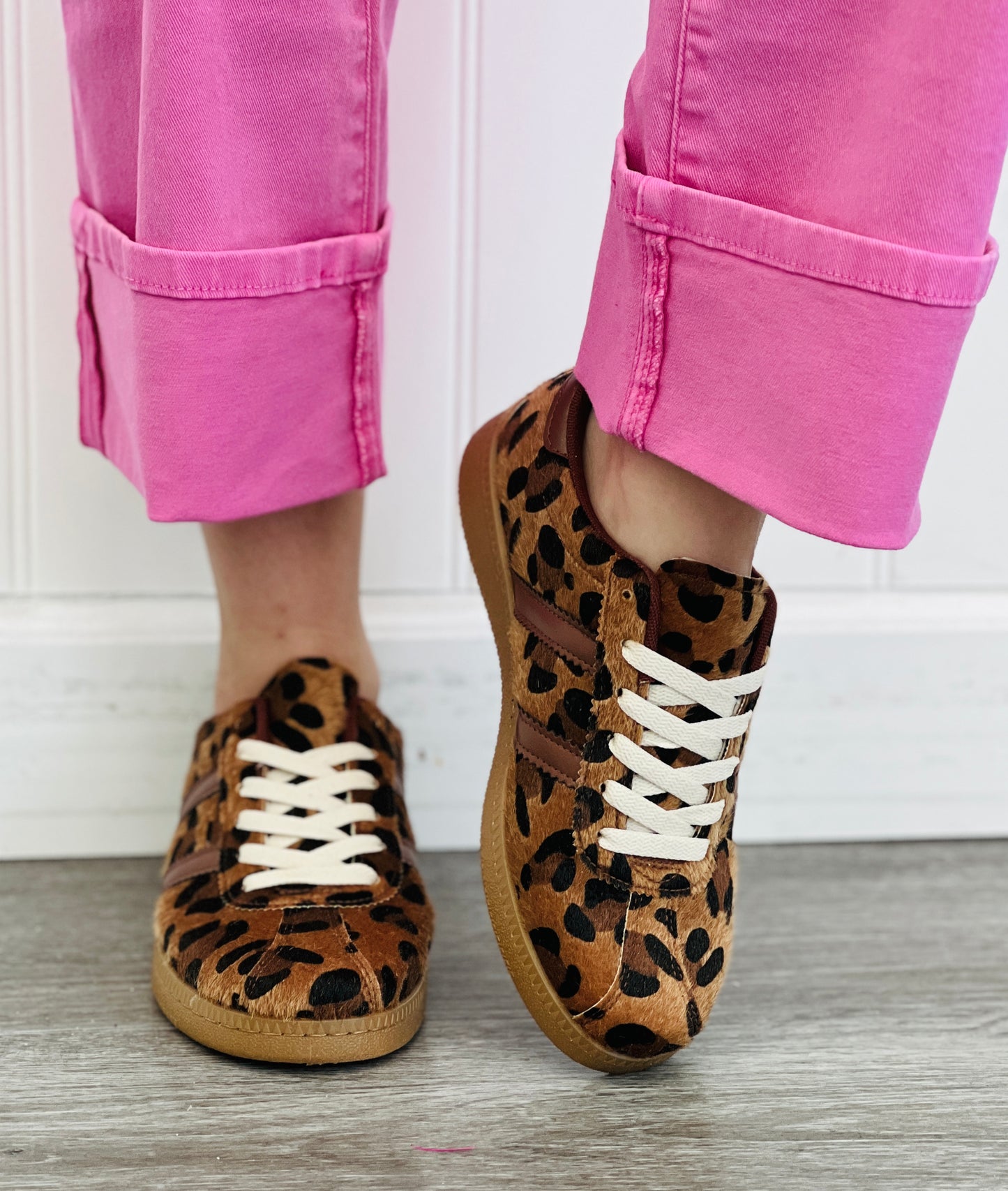 Leopard Print Get Wild Sneakers