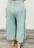 Sage Cropped Wide Leg Pants (Reg. and Plus)