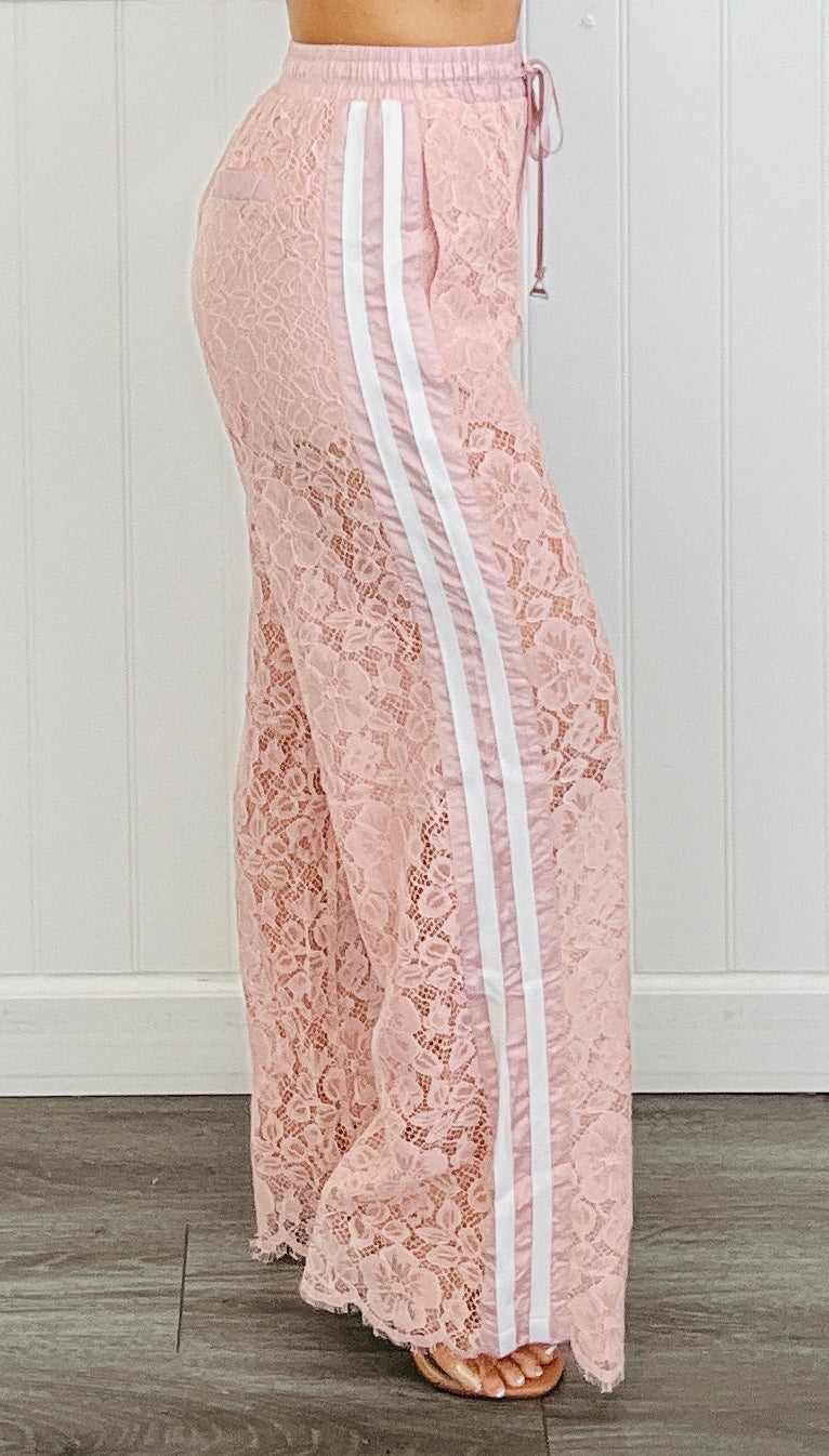 Light Pink Lace Sassy Pants (Reg.)