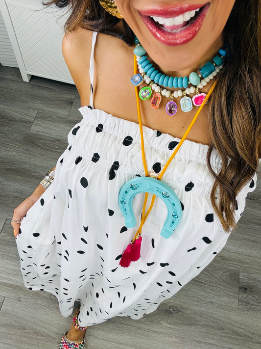 Polka Dot Midi Dress (Reg. and Plus)