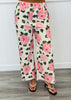 Pink Floral Trouser Pants (Reg.)