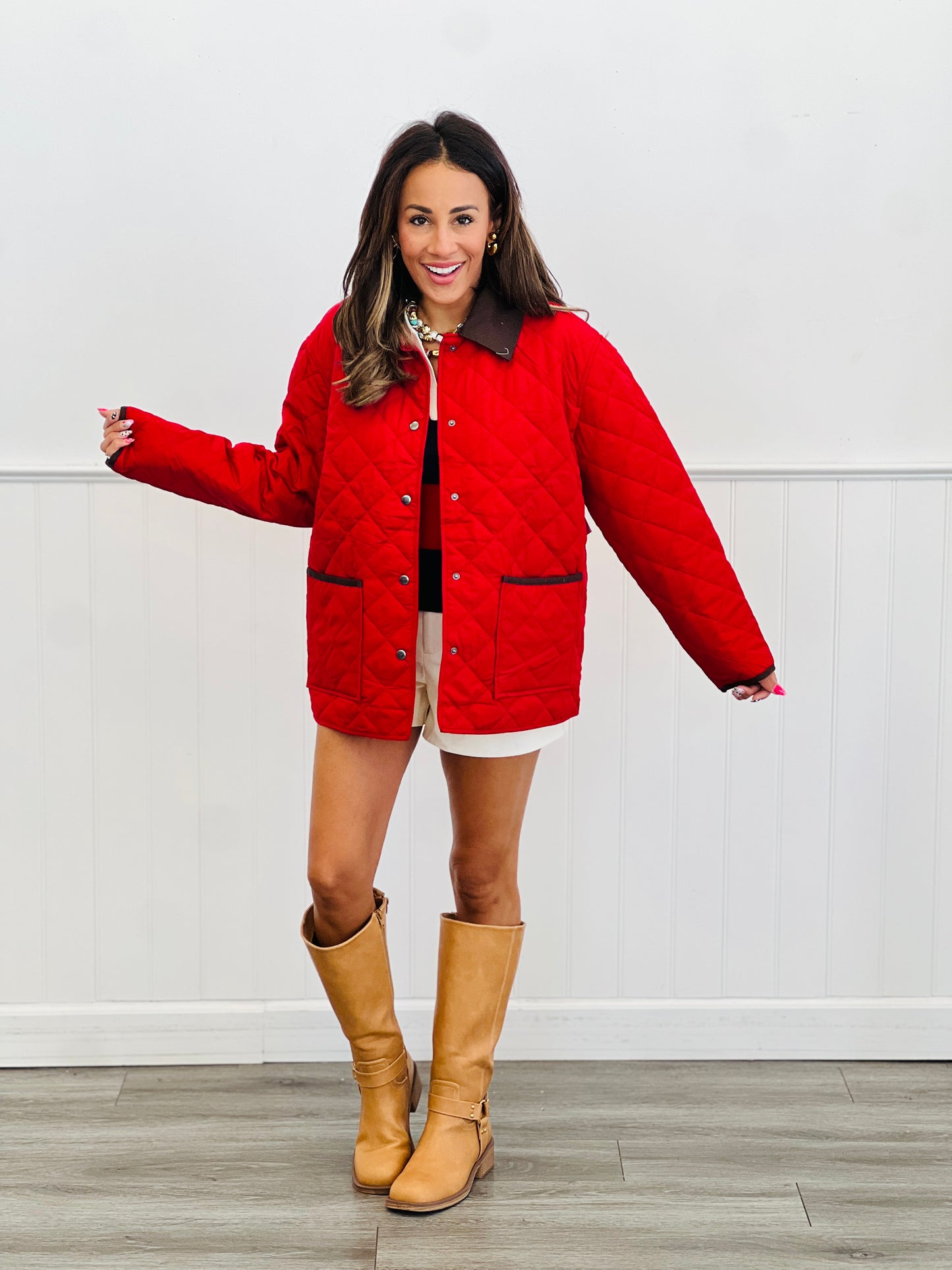 Quilted Puffer Jacket (Reg.)-4 Colors