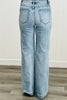 Risen Light Tummy Control Wonderfully Wide Leg Jeans (Reg & Plus)