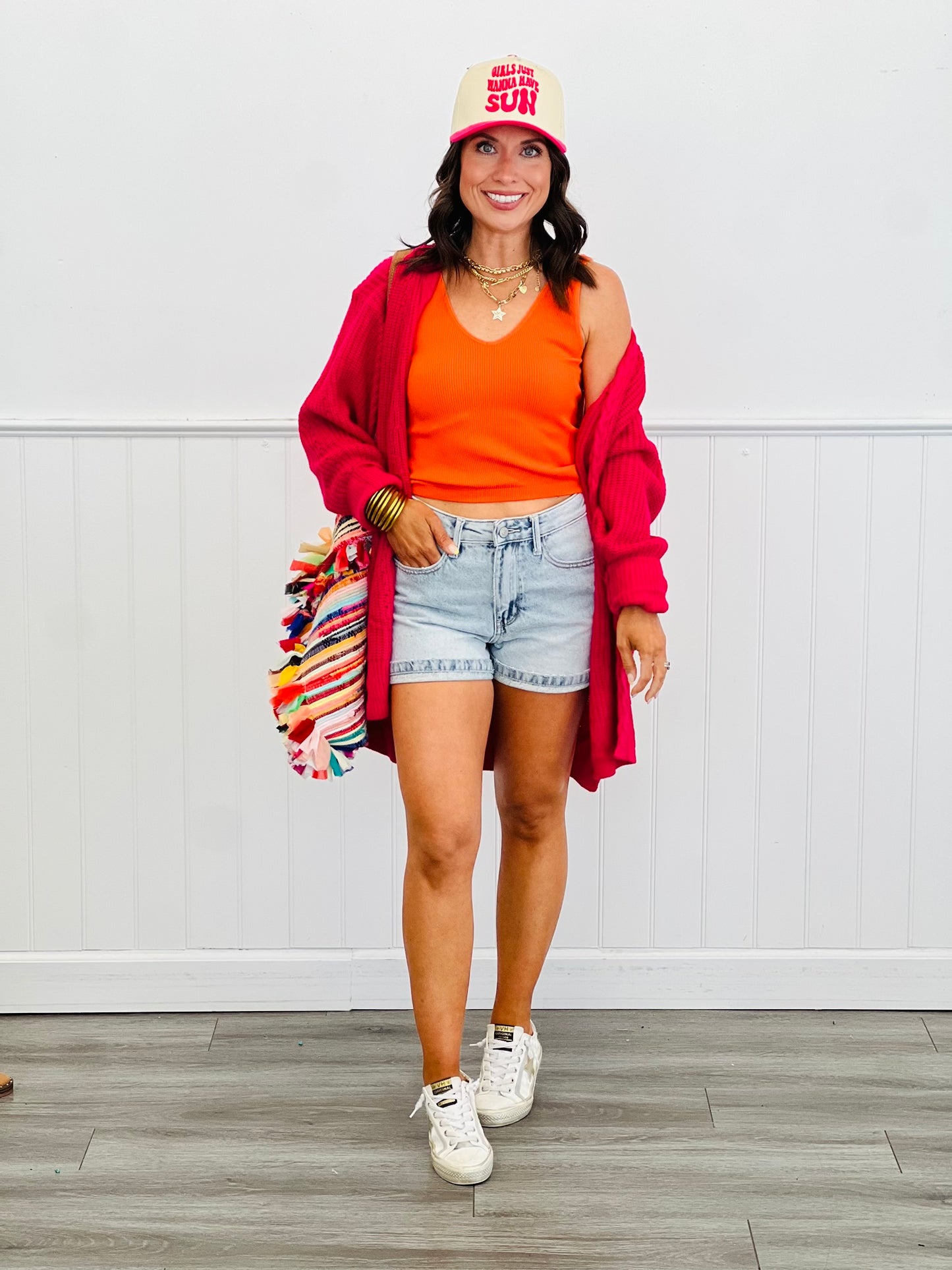 Open Front High-Low Long Cardigan (Reg.)-2 Colors