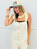 Polka Dot Print Button Down Jumpsuit (Reg. and Plus)