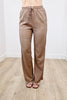 Mocha Linen Blend Pants (Reg.)