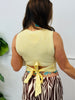 Butter Sleeveless Back Bow Tie Sweater Top (Reg.)