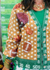 Queen Of Sparkles Polka Dot Fall Football Button Up Cardigan (Reg. and Plus)