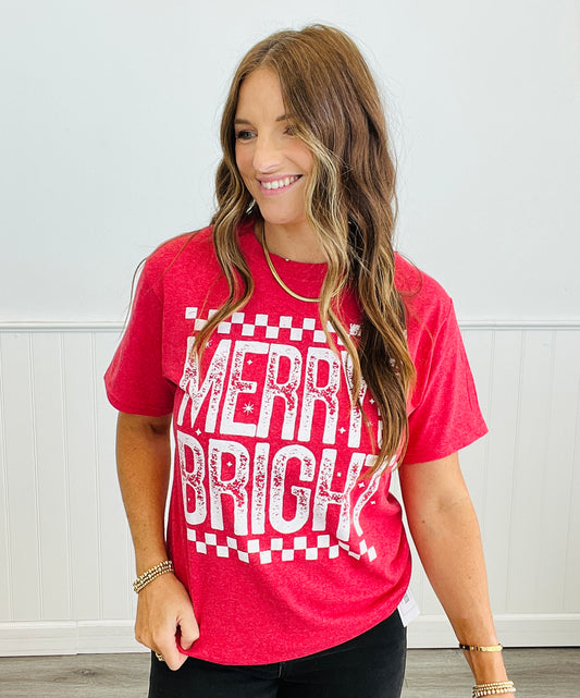 Merry & Bright Graphic Tee (Reg. and Plus)