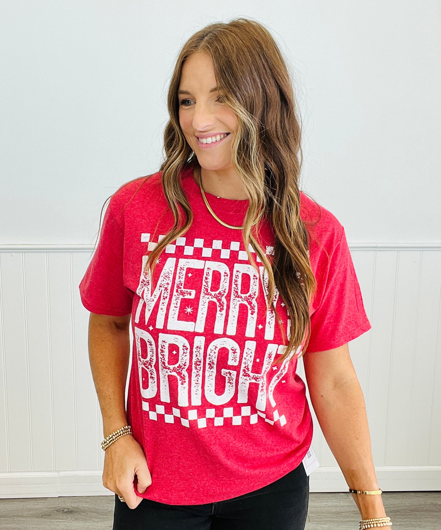 Merry & Bright Graphic Tee (Reg. and Plus)