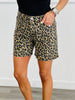 Risen Leopard Tummy Control Mid Length Shorts (Reg & Plus)
