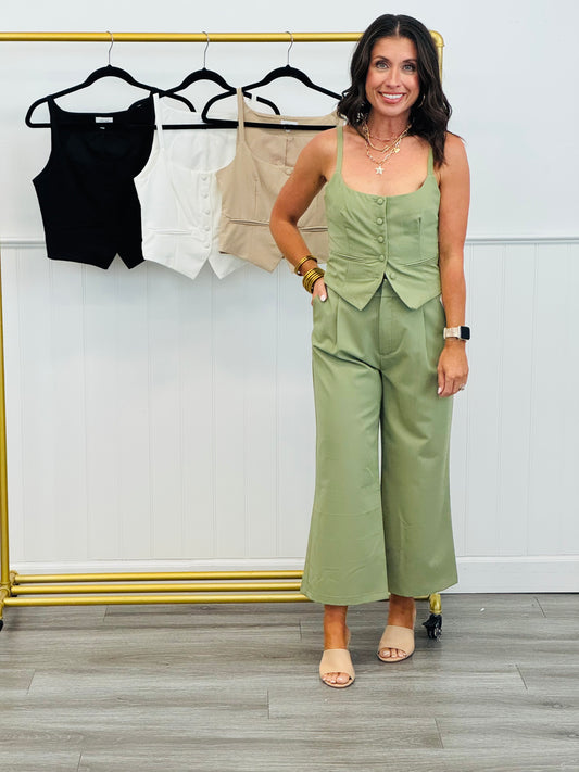 Cami Vest Top (Reg.)-4 Colors