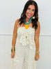 Off White Strapless Polka Dot Jumpsuit (Reg & Plus)