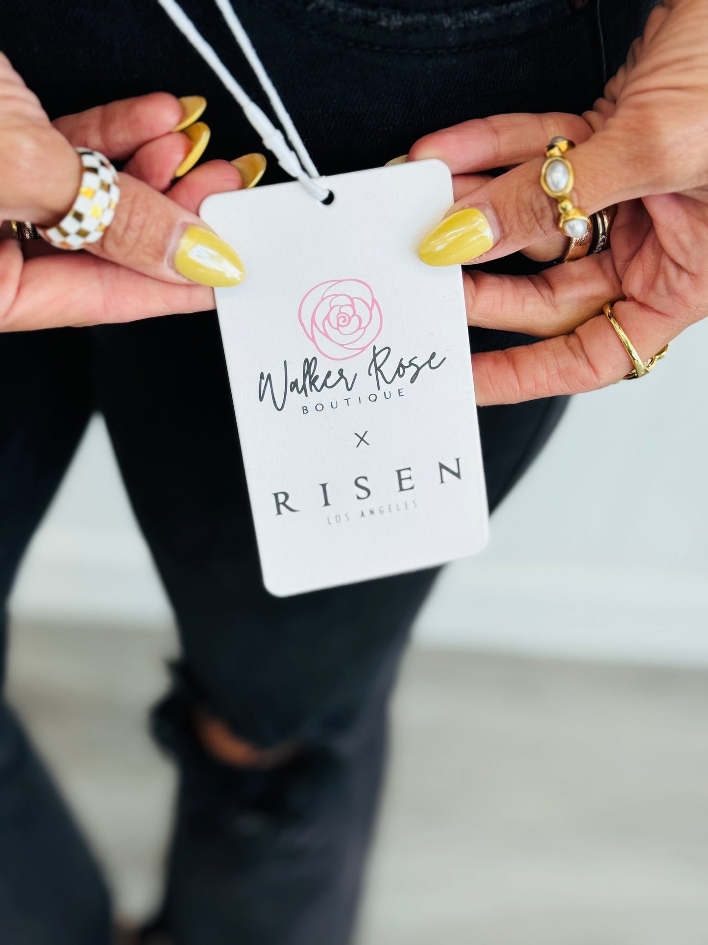 Risen Black Ready For Anything Crop Jeans (Reg & Plus)