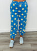 Blue/Yellow Polka Dot Jogger Sweatpants (Reg.)