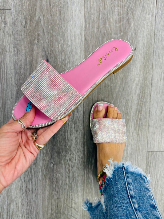 Pink Spotlight Spark Sandals
