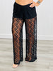 Wide Leg Lace Pants (Reg.) - 2 Colors