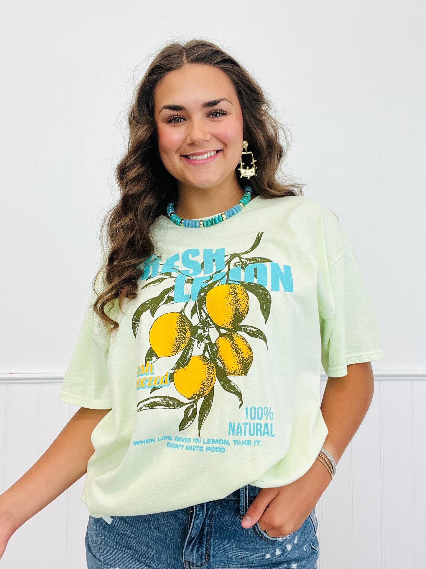 Lime Mint Fresh Lemons Graphic Tee (Reg.)