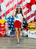 Stars/Stripes Sequin Bikini Top (Reg. and Plus)