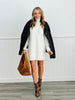 Cream High Neck Mini Sweater Dress (Reg.)