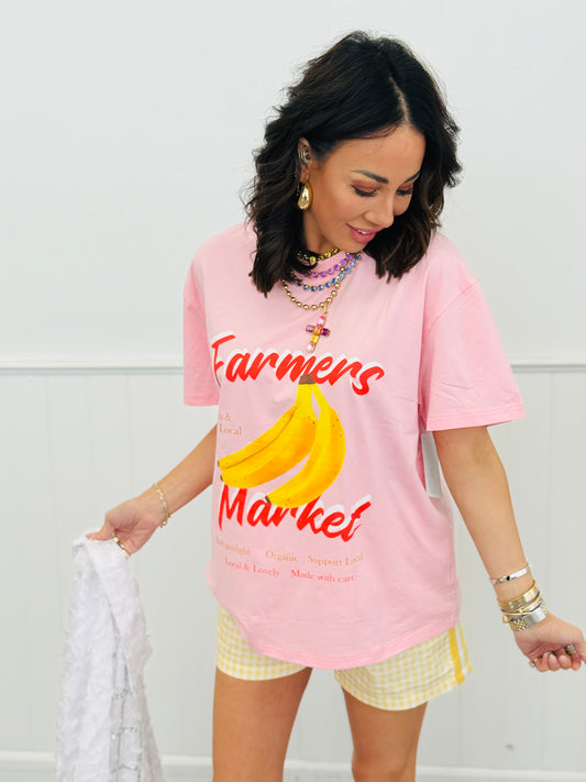 Pink Banana Graphic Tee (Reg.)