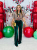Wide Leg Velvet Pants (Reg.)-2 Colors