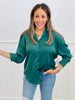 Forest Green Kathryn Classic Button Down Up (Reg. & Plus)