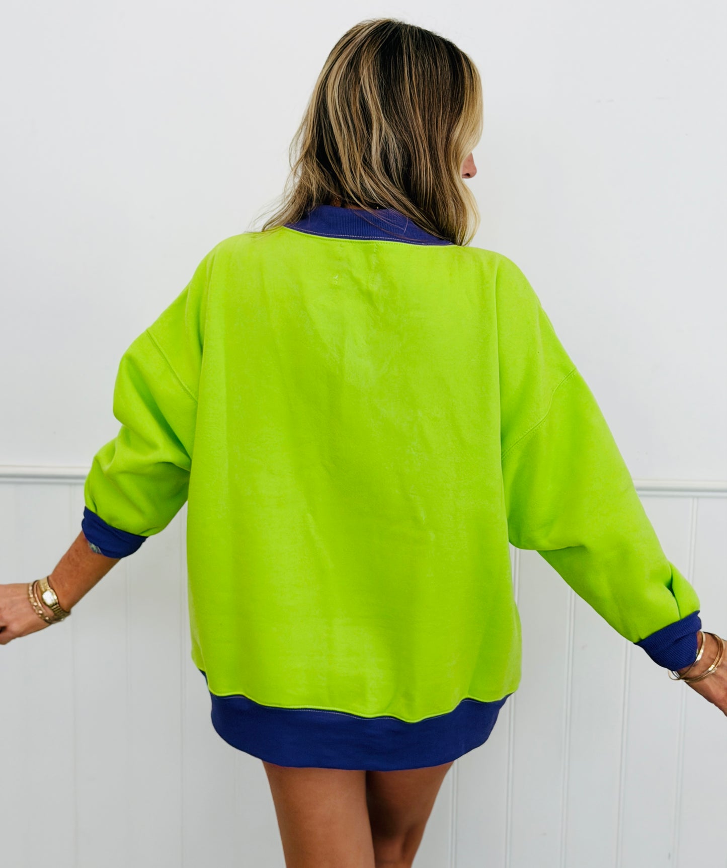 Lime Green Trick or Treat Graphic Sweatshirt (Reg.)