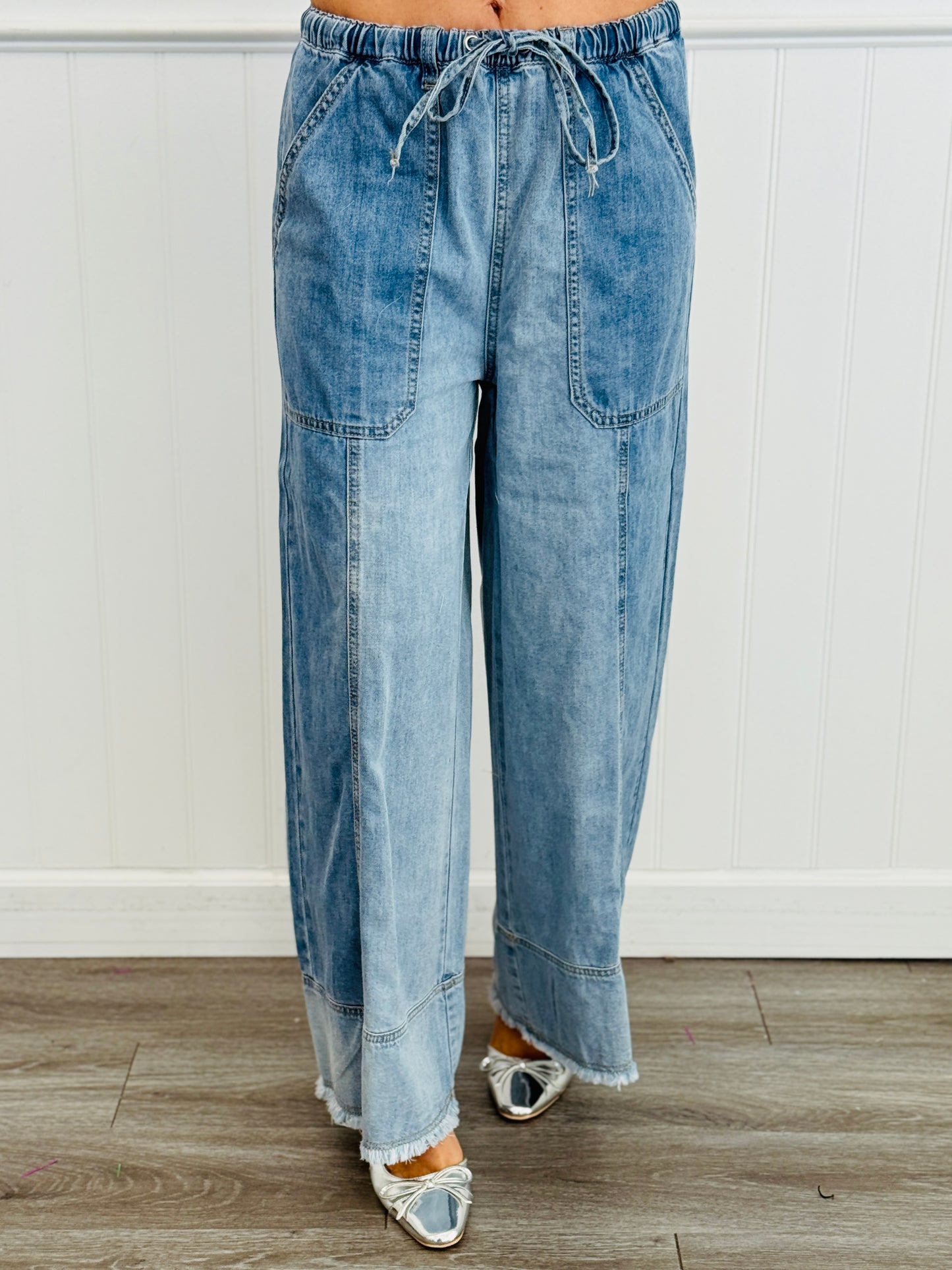 Cloud Wash Denim Tank & Pants Set (Reg.)