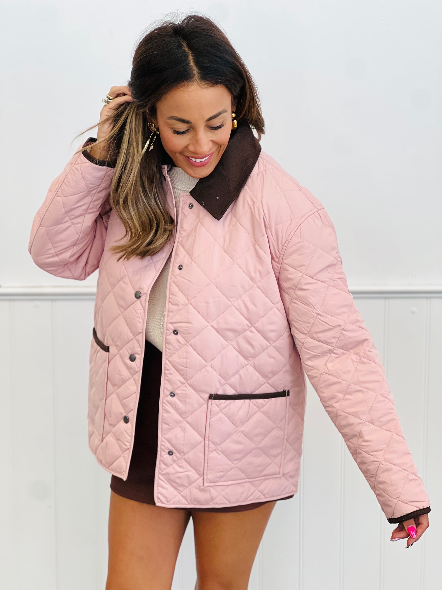 Quilted Puffer Jacket (Reg.)-4 Colors