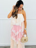 Pink Multi Lace Tiered Maxi Dress (Reg.)