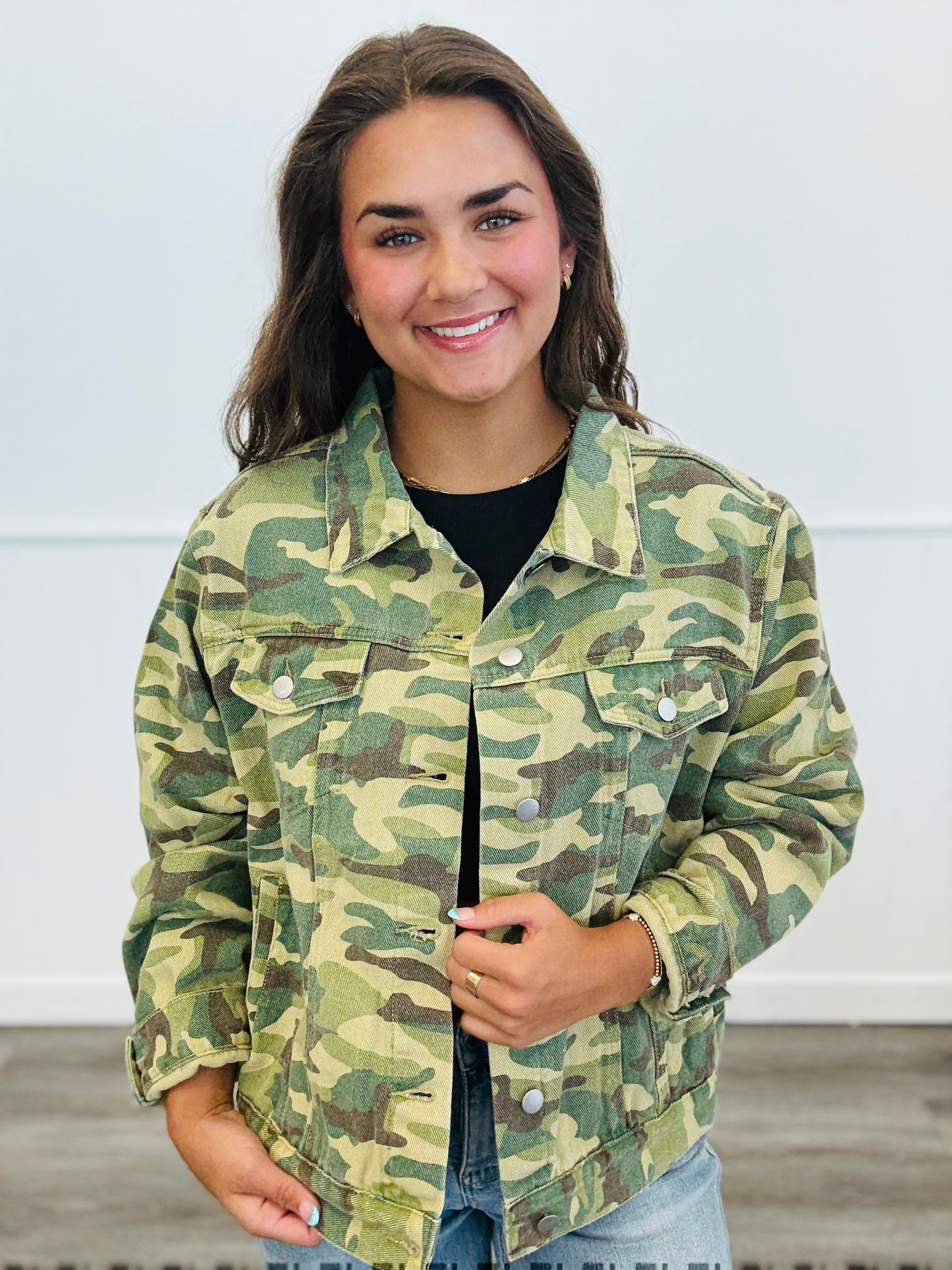 POL Lavish Neon Camo Jacket (Reg.)