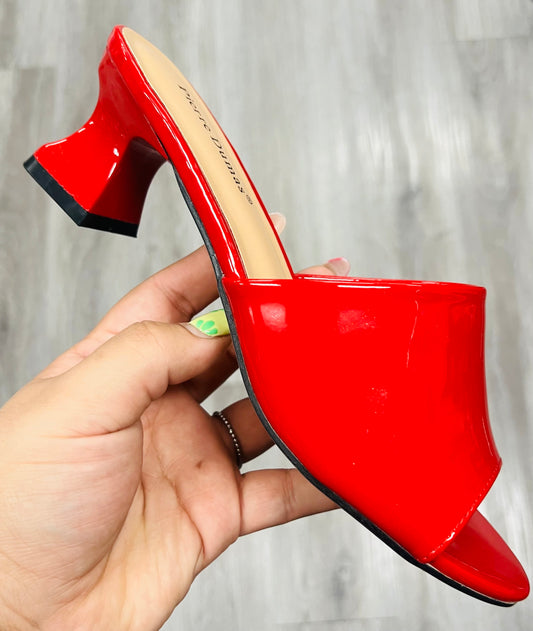 Red Beauty Within Heels